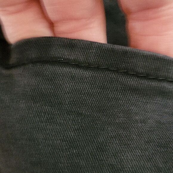 NWT CHRISTOPHER BLUE STRETCH LOWER RISE SIZE BLACK PLANTS SZ.12L - Picture 5 of 5